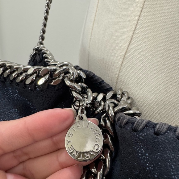 Stella McCartney Ink Navy Blue Falabella Bag - Picture 14 of 15